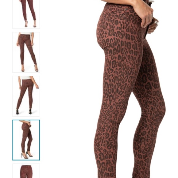 Joe Jeans Charlie Leopard Print High Waist Jeans - Picture 3 of 3